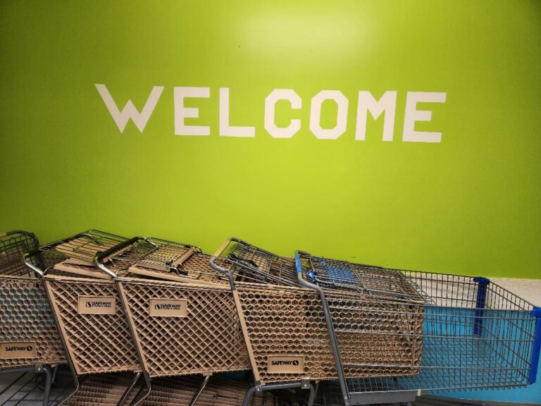 Food Bank welcome from front counter